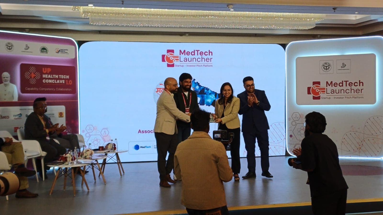 Recognition at UP HealthTech Conclave 1.0